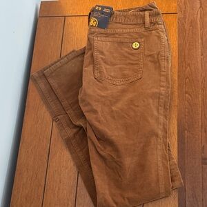 Tory Burch Ivy Super Skinny Corduroy Pants – Bistro Brown | Size 29 | NWT